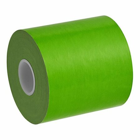 MAXSTICK PlusD 3 1/8'' x 170' Green Diamond Adhesive Thermal Linerless Sticky Label Paper Roll, 12PK 105318170PDG